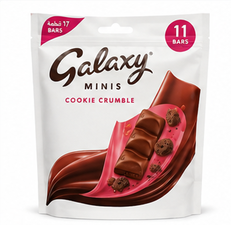 Galaxy Minis Cookie Crumble 11pc