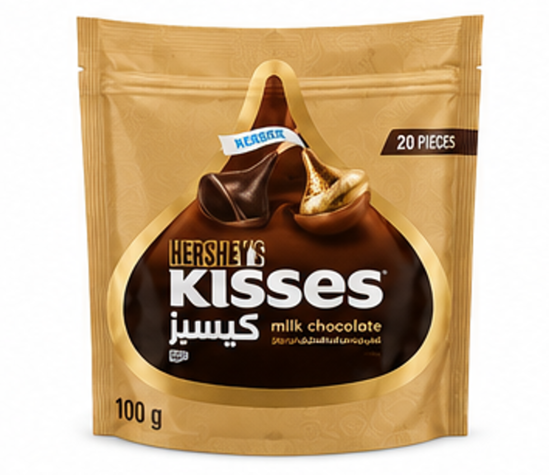 Hershey's Kisses Milk Chocolate 100g