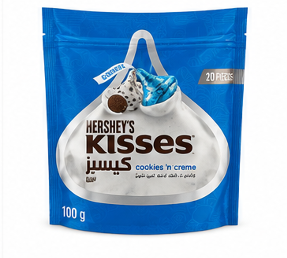 Hershey's Kisses Cookies 'n' Creme 100g